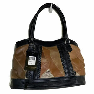 d’margeaux NWT‎ Boho patchwork leather with black bag